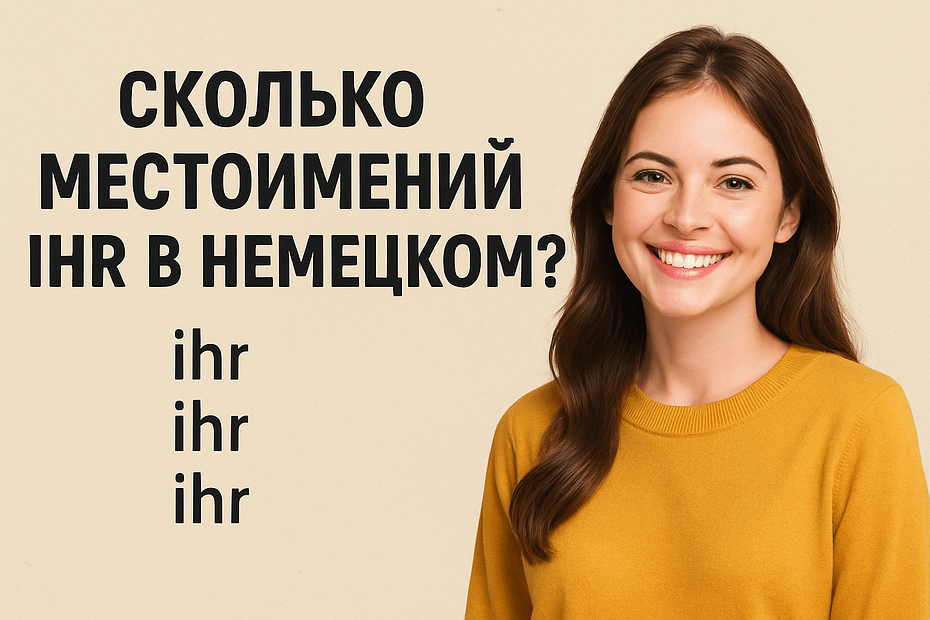 немецкие местоимения ihr